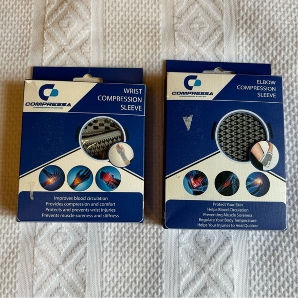 NWT Compressa Elbow and Wrist‎ Compression Sleeve 2  Piece